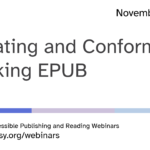 Title slide: Validating and Conformance Checking EPUB