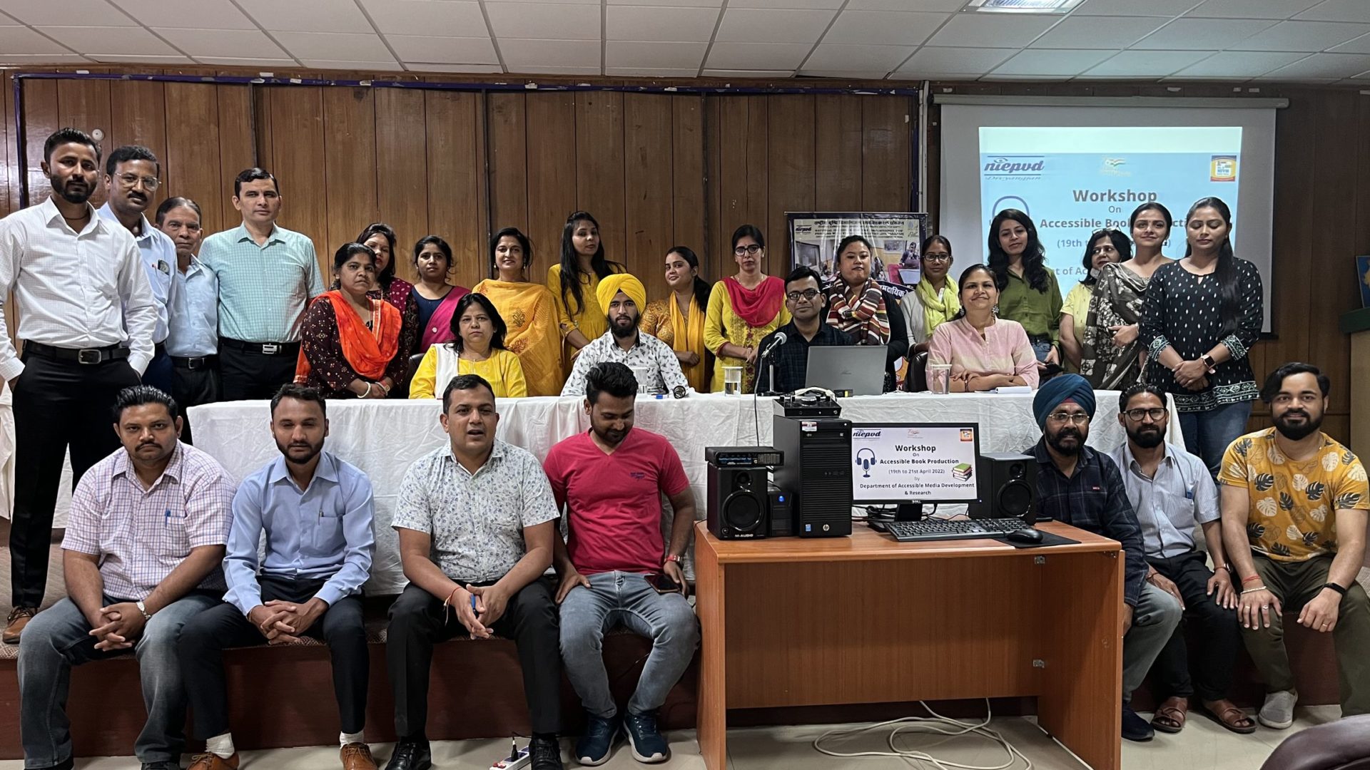 Photo of the training group